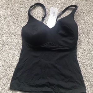 Rhonda Shear Shapewear Top, Sz M, Black